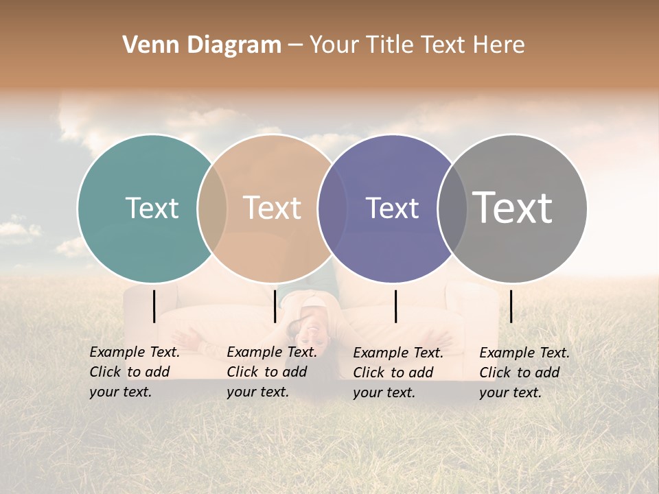 Cheerful Cloudy Sky PowerPoint Template