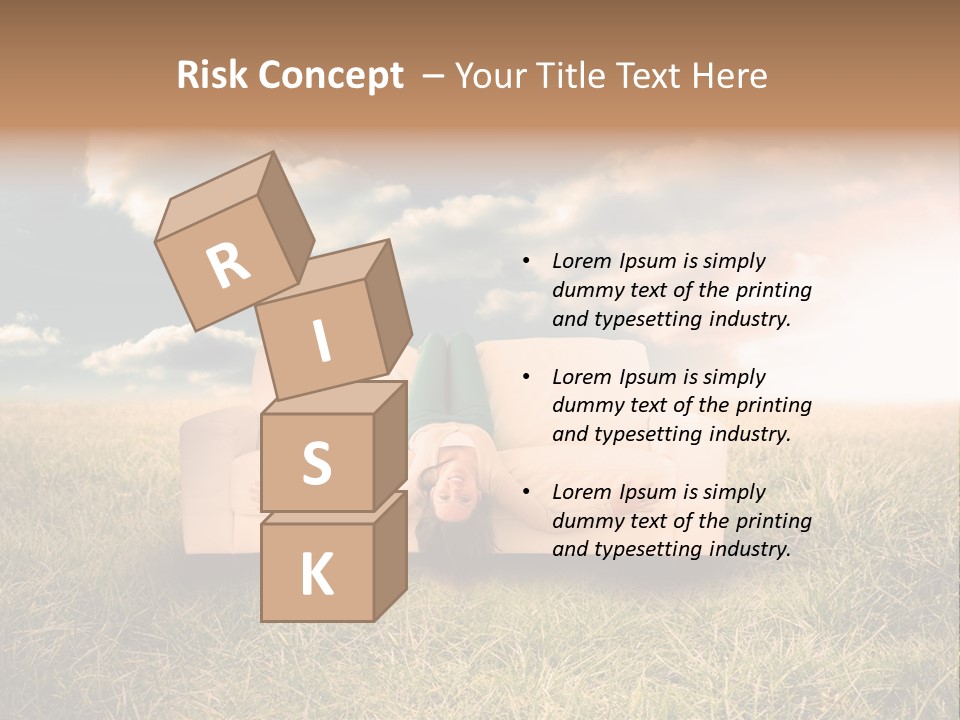 Cheerful Cloudy Sky PowerPoint Template