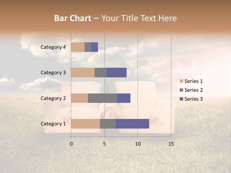 Cheerful Cloudy Sky PowerPoint Template