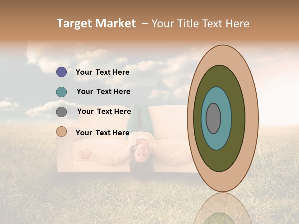 Cheerful Cloudy Sky PowerPoint Template