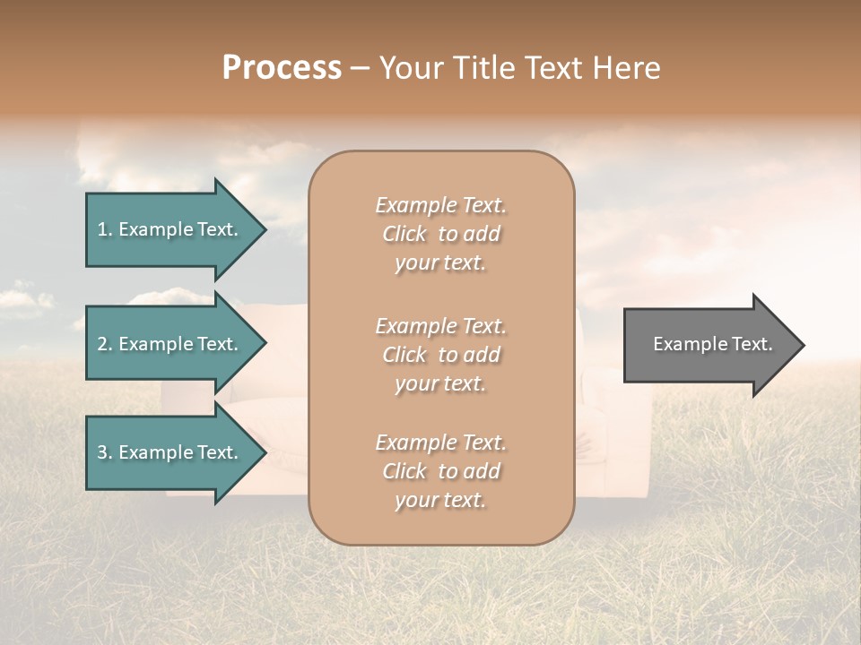 Cheerful Cloudy Sky PowerPoint Template