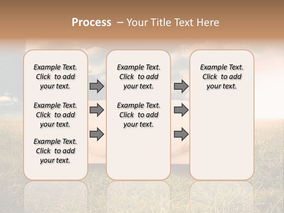 Cheerful Cloudy Sky PowerPoint Template