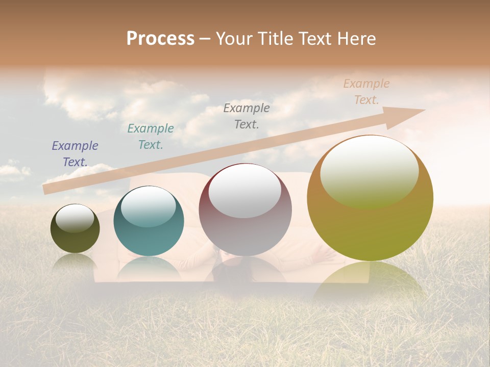 Cheerful Cloudy Sky PowerPoint Template