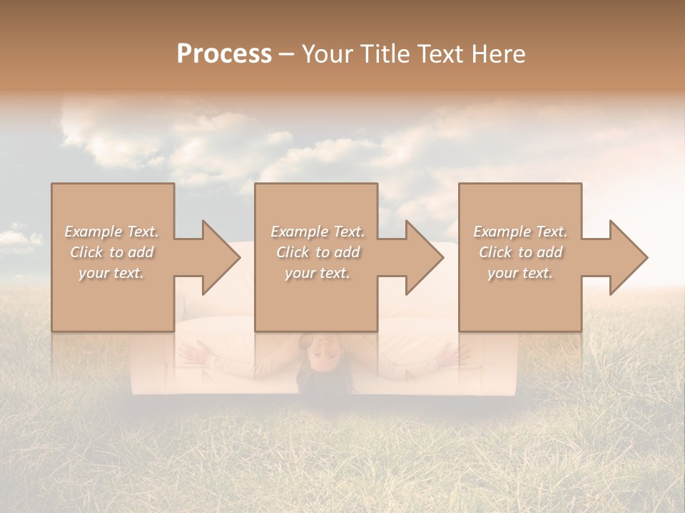 Cheerful Cloudy Sky PowerPoint Template