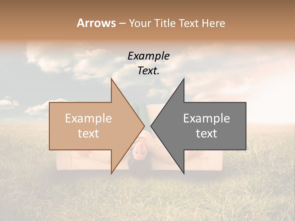 Cheerful Cloudy Sky PowerPoint Template