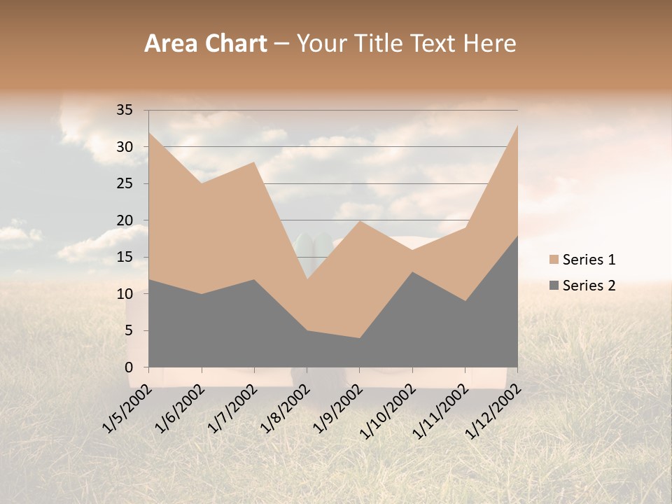 Cheerful Cloudy Sky PowerPoint Template