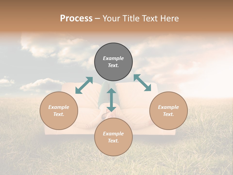 Cheerful Cloudy Sky PowerPoint Template