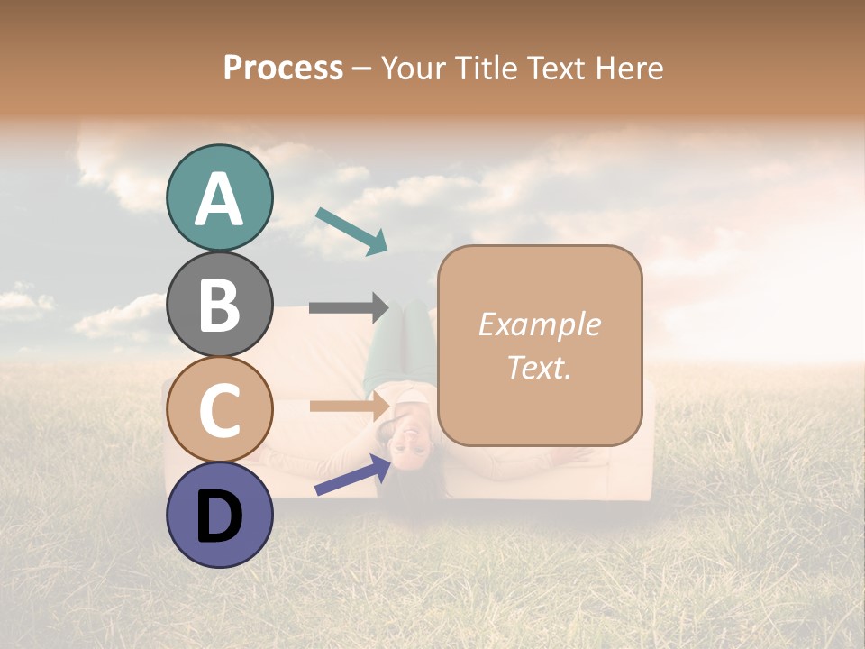 Cheerful Cloudy Sky PowerPoint Template