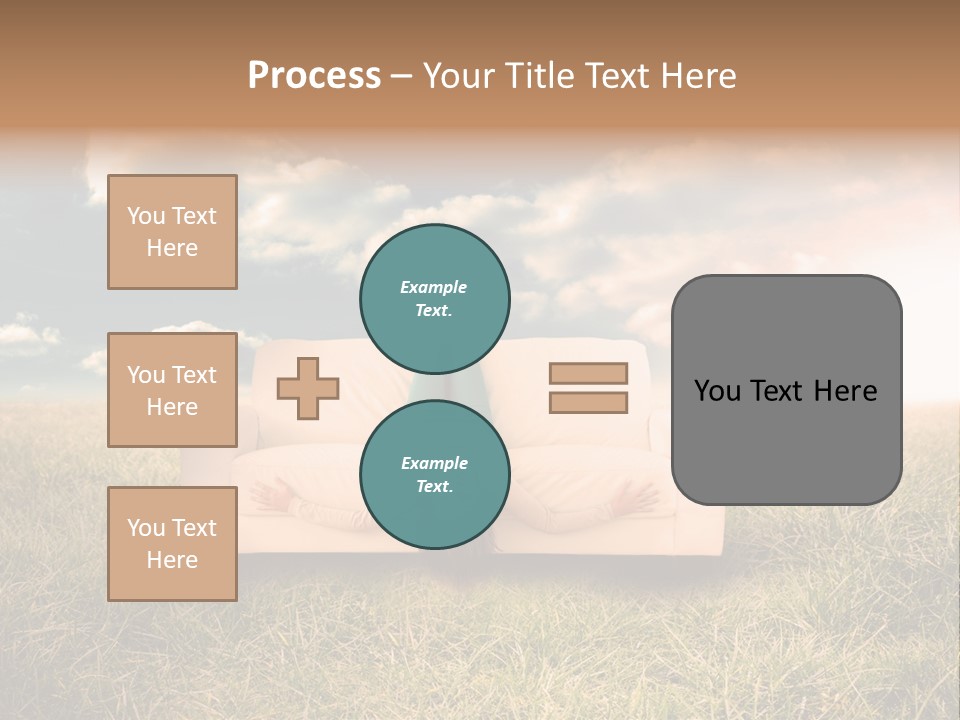 Cheerful Cloudy Sky PowerPoint Template