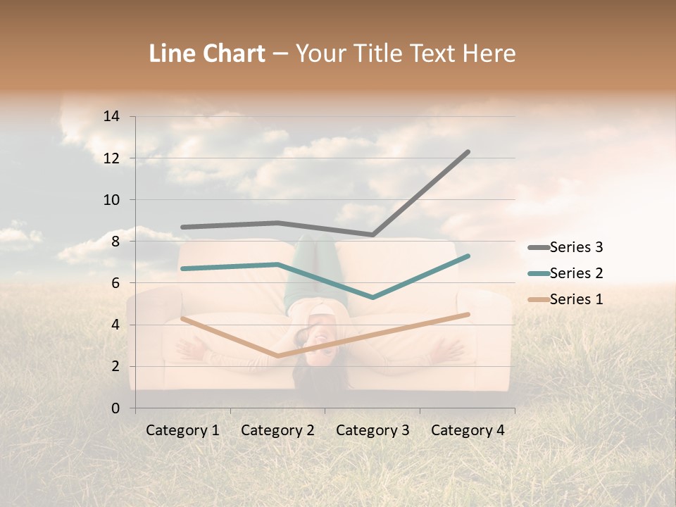 Cheerful Cloudy Sky PowerPoint Template
