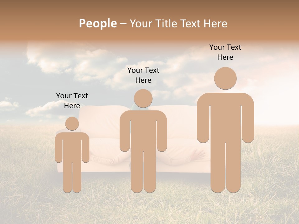 Cheerful Cloudy Sky PowerPoint Template