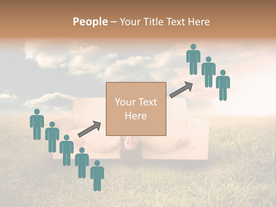 Cheerful Cloudy Sky PowerPoint Template