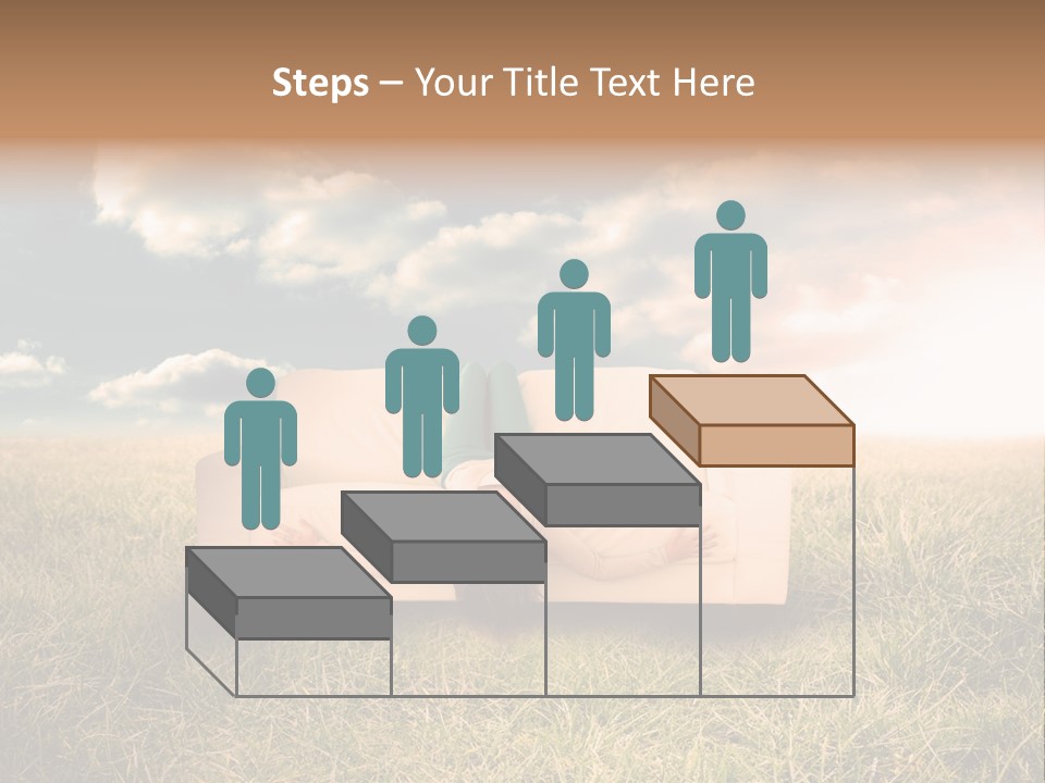 Cheerful Cloudy Sky PowerPoint Template