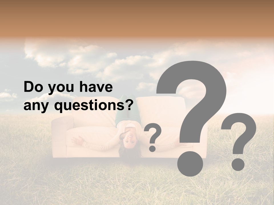 Cheerful Cloudy Sky PowerPoint Template