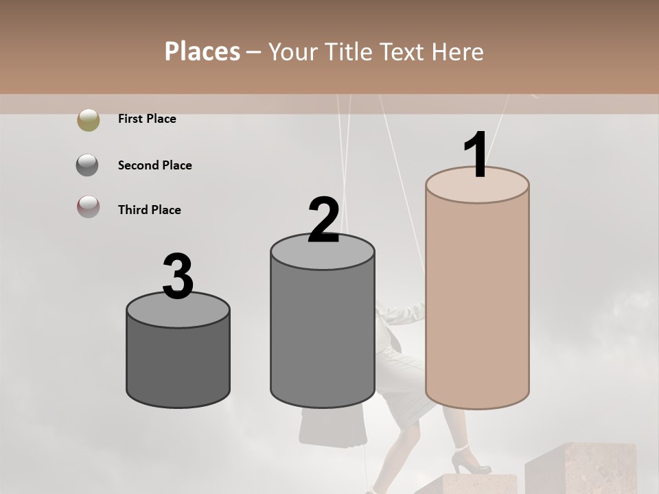 Worker Marionette Boss PowerPoint Template