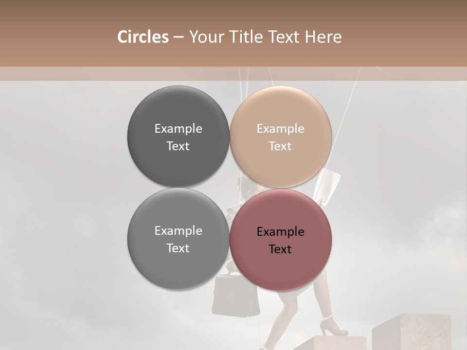 Worker Marionette Boss PowerPoint Template