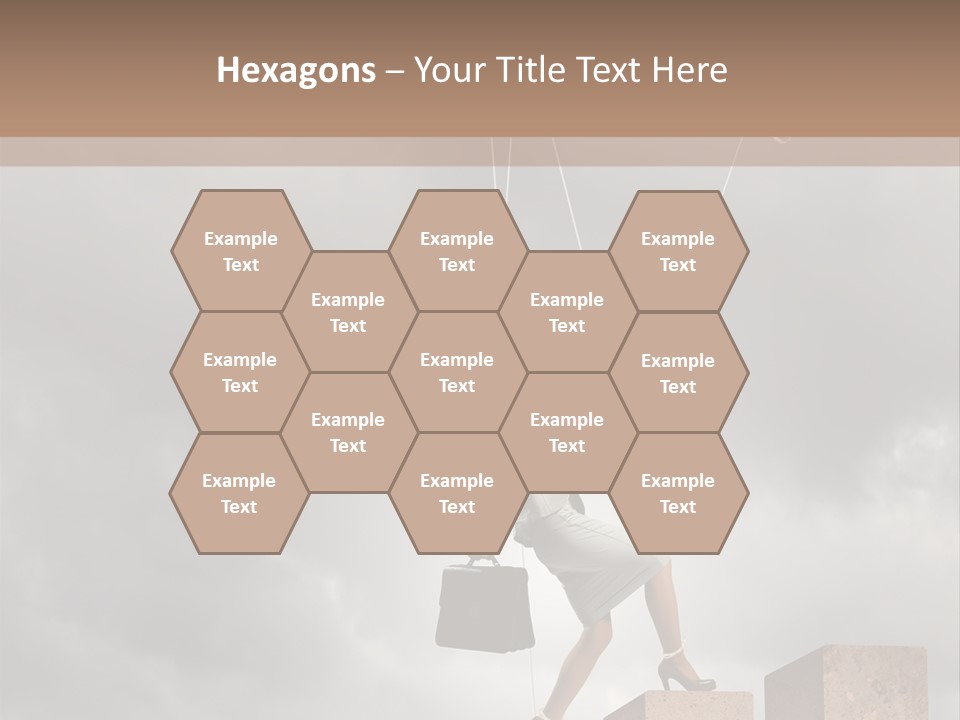 Worker Marionette Boss PowerPoint Template