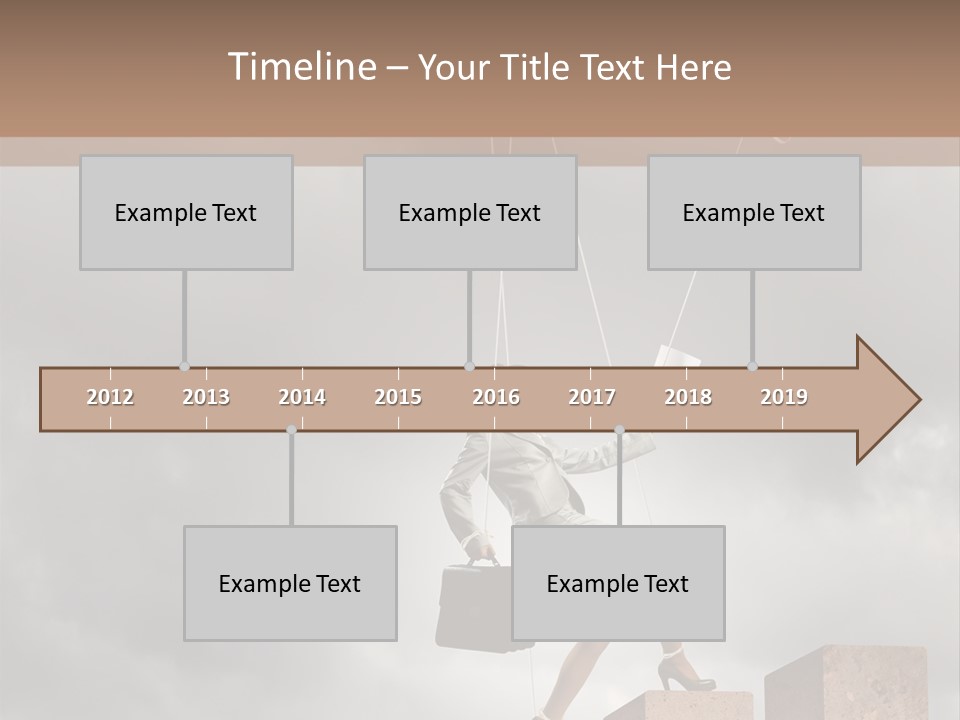 Worker Marionette Boss PowerPoint Template