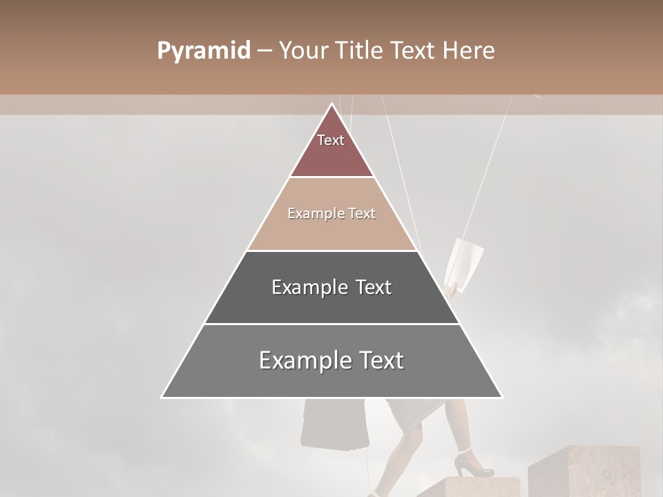 Worker Marionette Boss PowerPoint Template