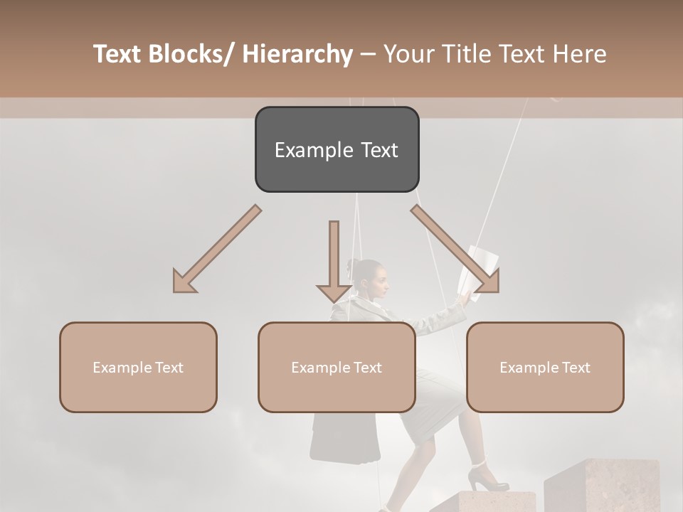 Worker Marionette Boss PowerPoint Template