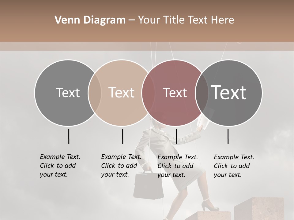 Worker Marionette Boss PowerPoint Template
