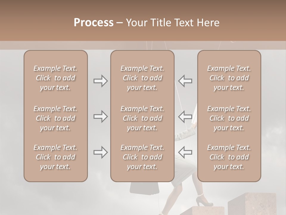 Worker Marionette Boss PowerPoint Template