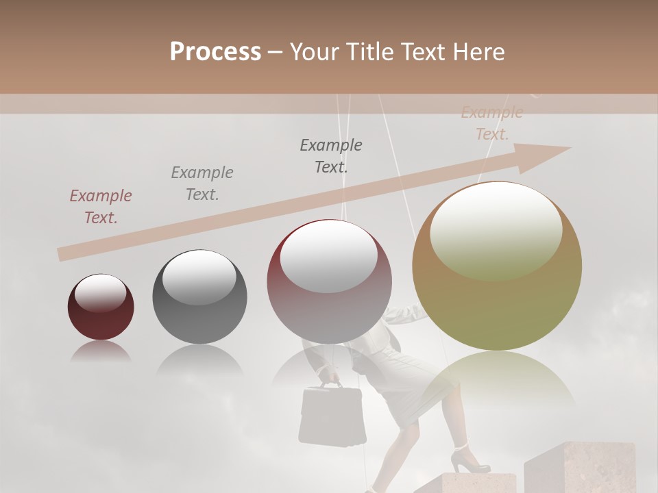 Worker Marionette Boss PowerPoint Template