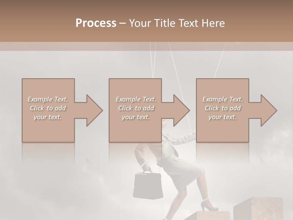 Worker Marionette Boss PowerPoint Template