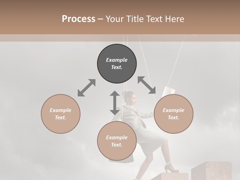 Worker Marionette Boss PowerPoint Template