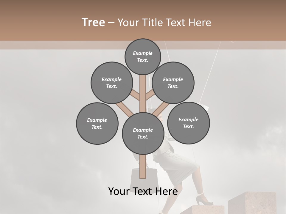 Worker Marionette Boss PowerPoint Template