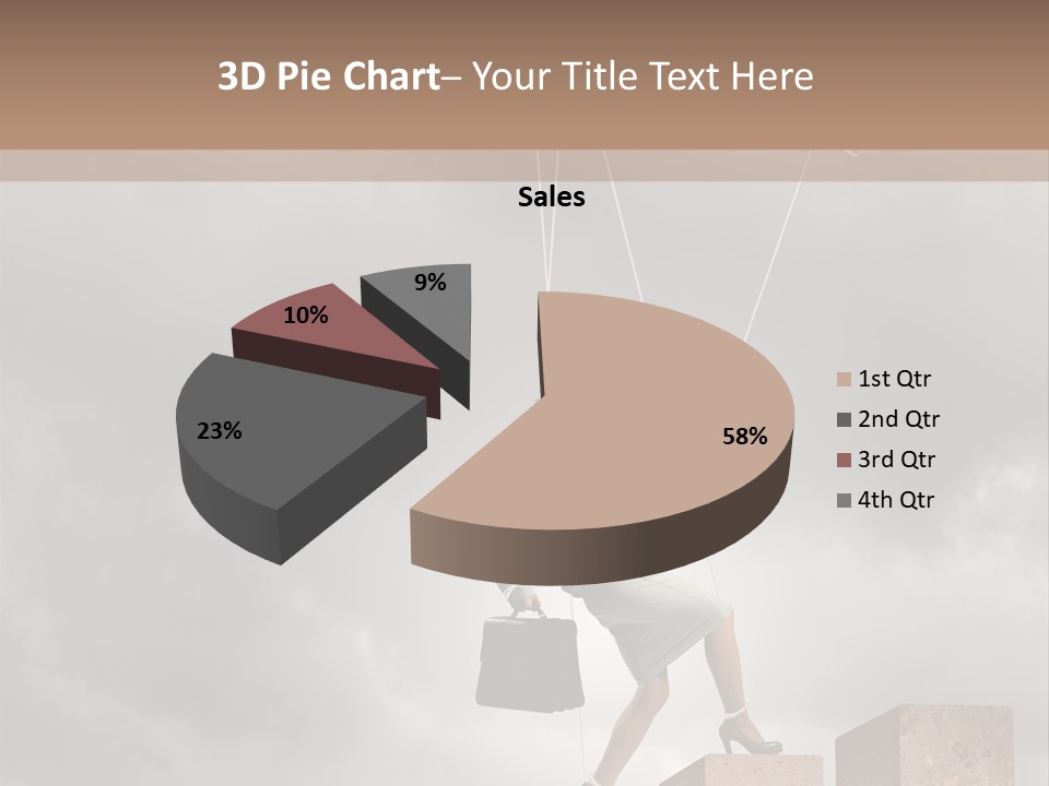 Worker Marionette Boss PowerPoint Template