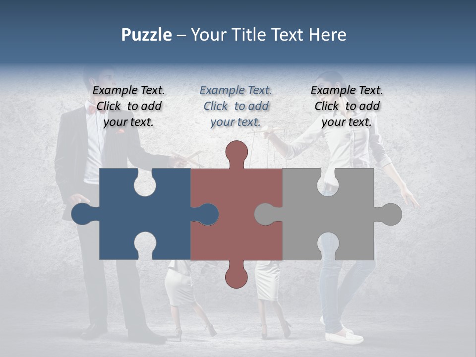 Dictator Doll Marionette PowerPoint Template