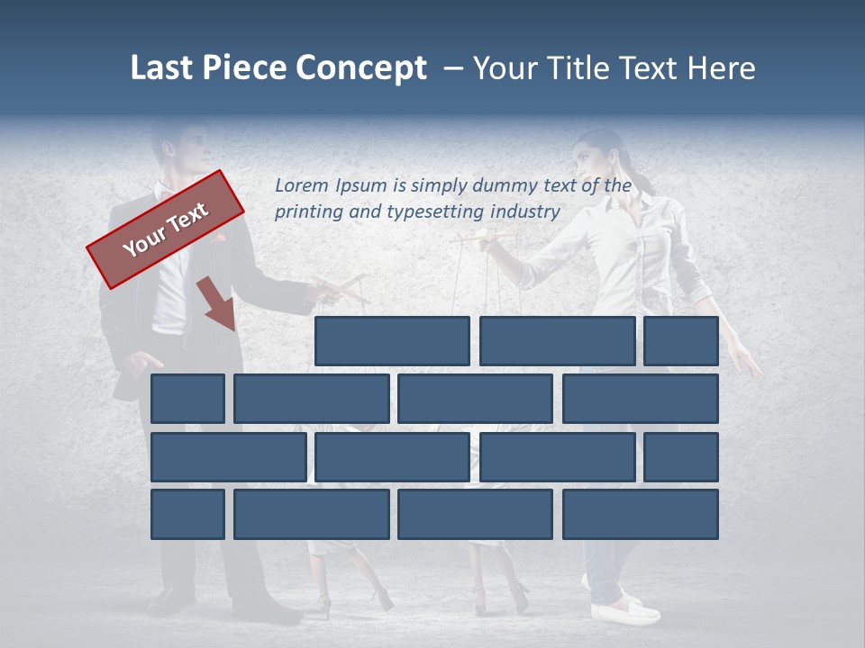 Dictator Doll Marionette PowerPoint Template