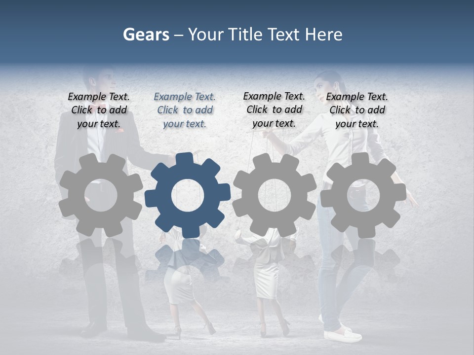 Dictator Doll Marionette PowerPoint Template