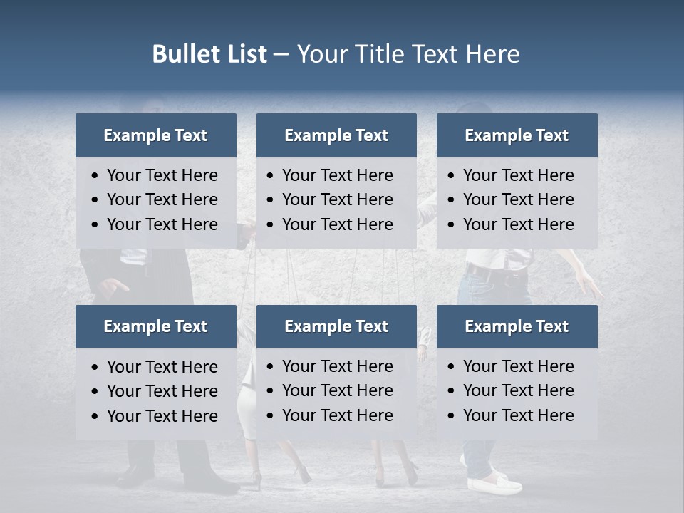 Dictator Doll Marionette PowerPoint Template