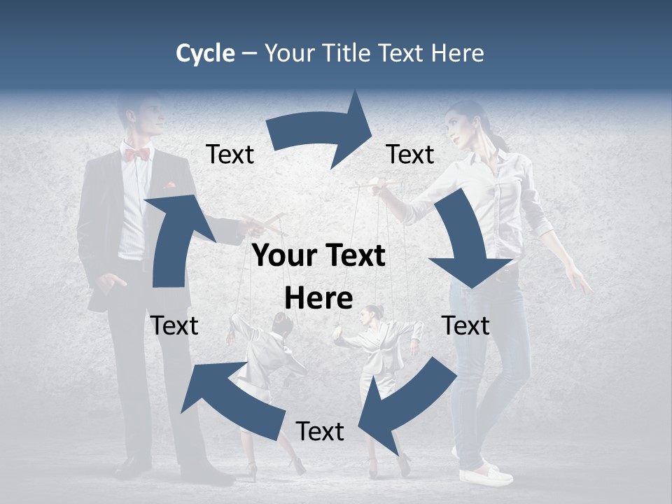 Dictator Doll Marionette PowerPoint Template