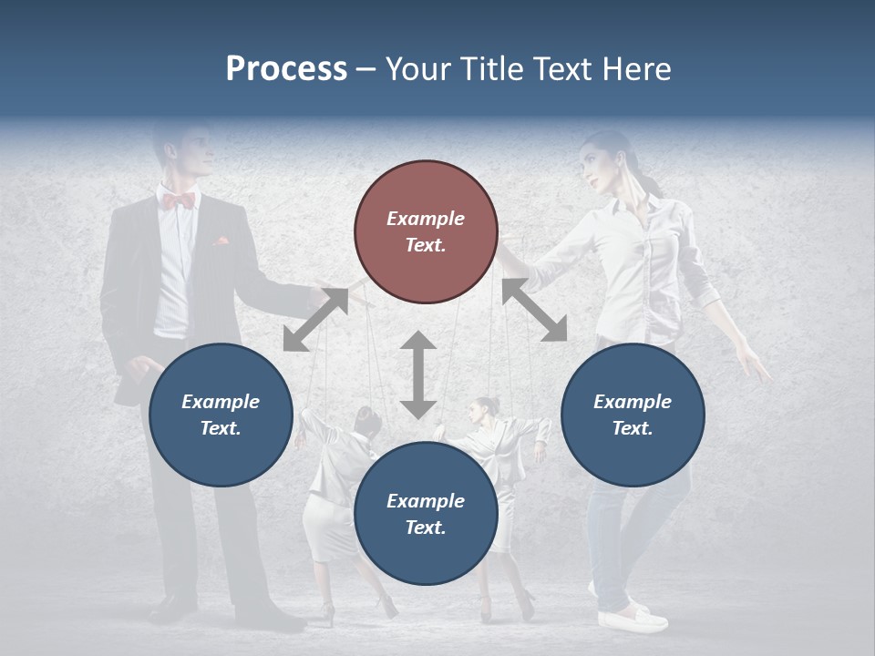 Dictator Doll Marionette PowerPoint Template