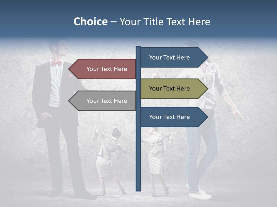 Dictator Doll Marionette PowerPoint Template