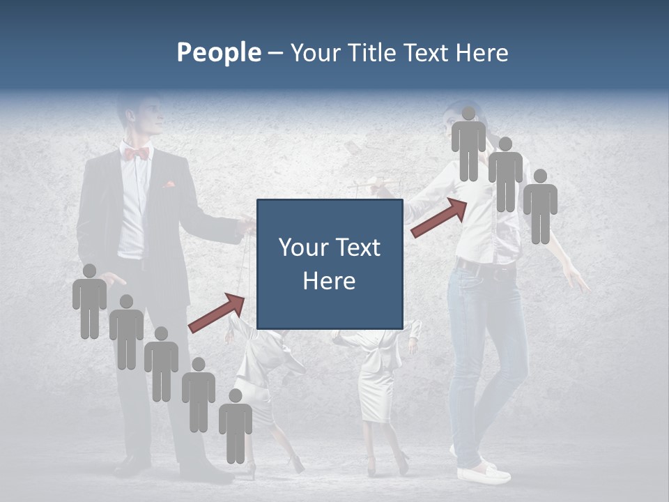 Dictator Doll Marionette PowerPoint Template