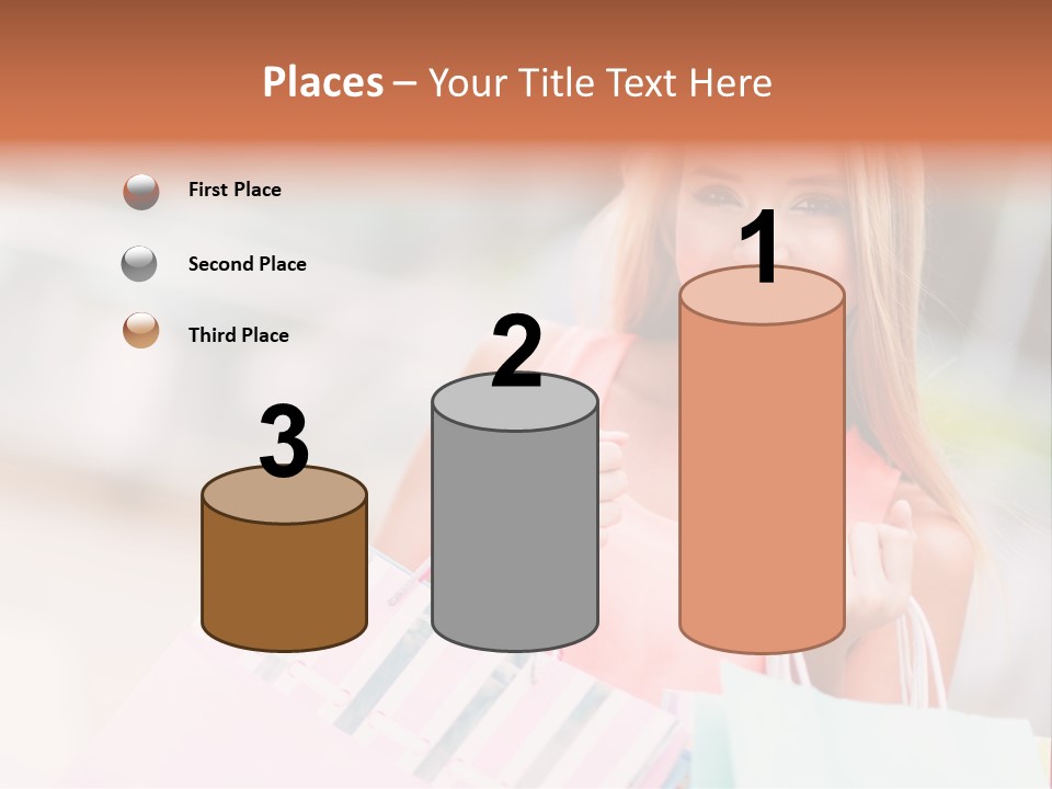 Spree Woman Attractive PowerPoint Template