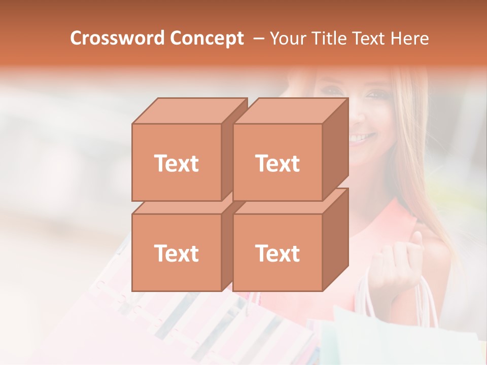 Spree Woman Attractive PowerPoint Template