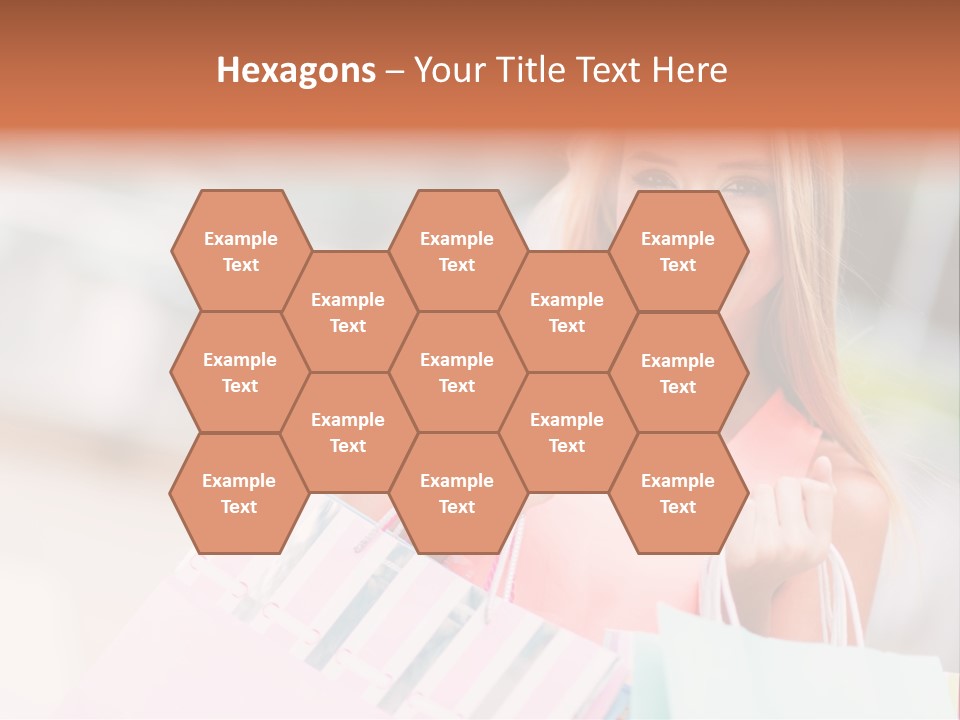 Spree Woman Attractive PowerPoint Template