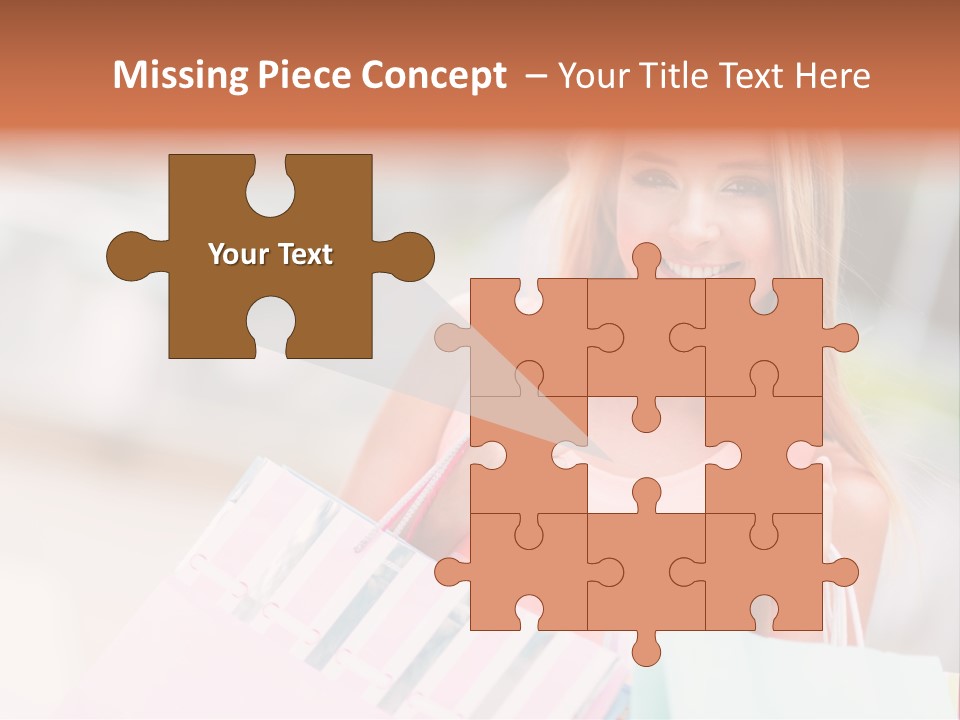 Spree Woman Attractive PowerPoint Template