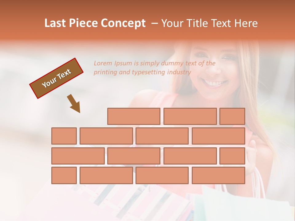 Spree Woman Attractive PowerPoint Template