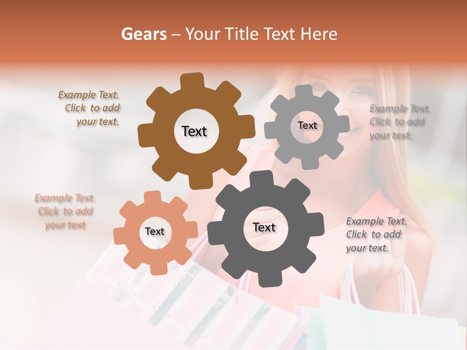 Spree Woman Attractive PowerPoint Template