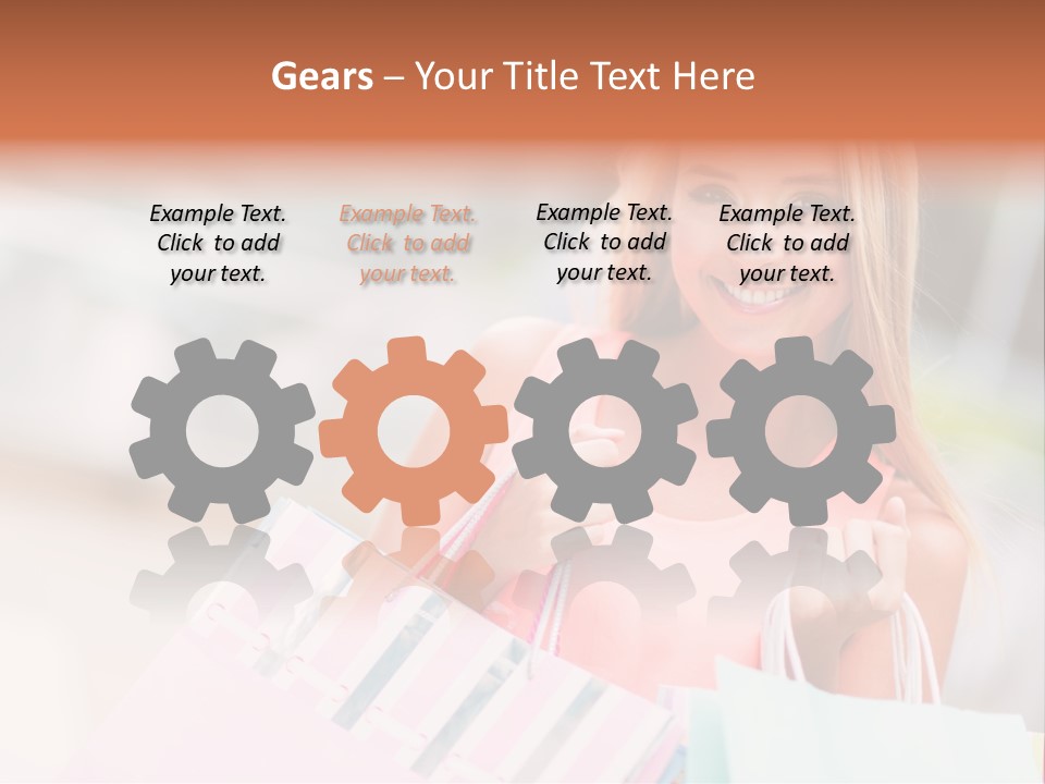 Spree Woman Attractive PowerPoint Template