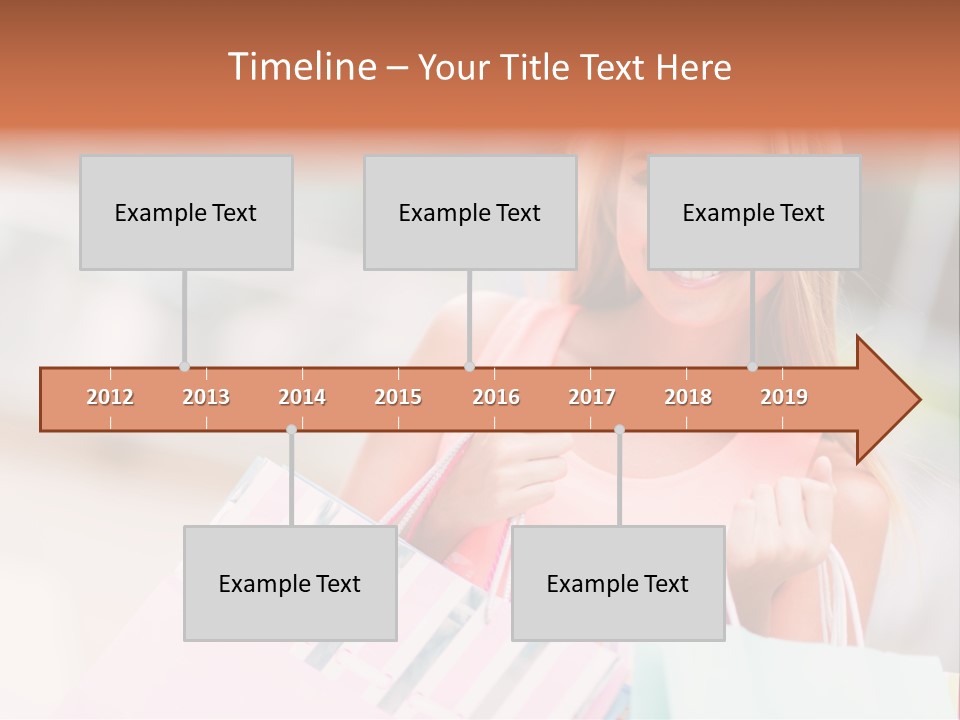 Spree Woman Attractive PowerPoint Template