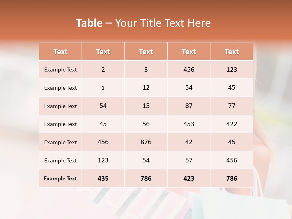 Spree Woman Attractive PowerPoint Template