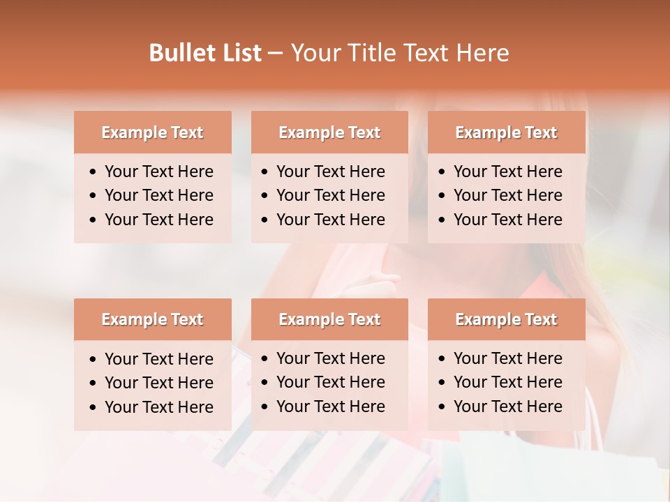 Spree Woman Attractive PowerPoint Template