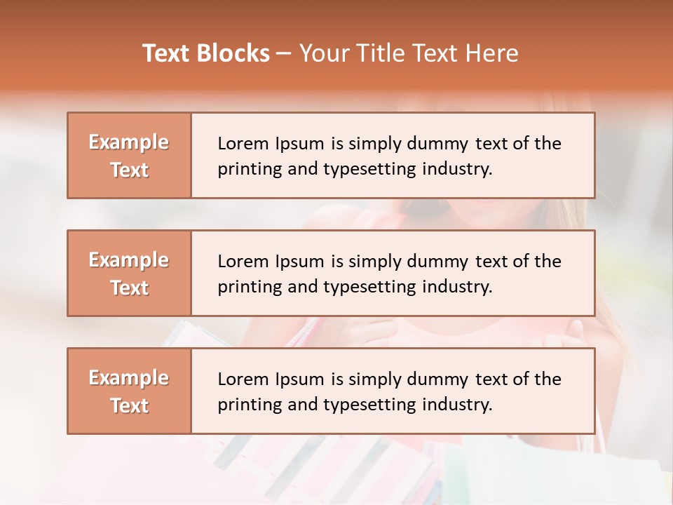 Spree Woman Attractive PowerPoint Template